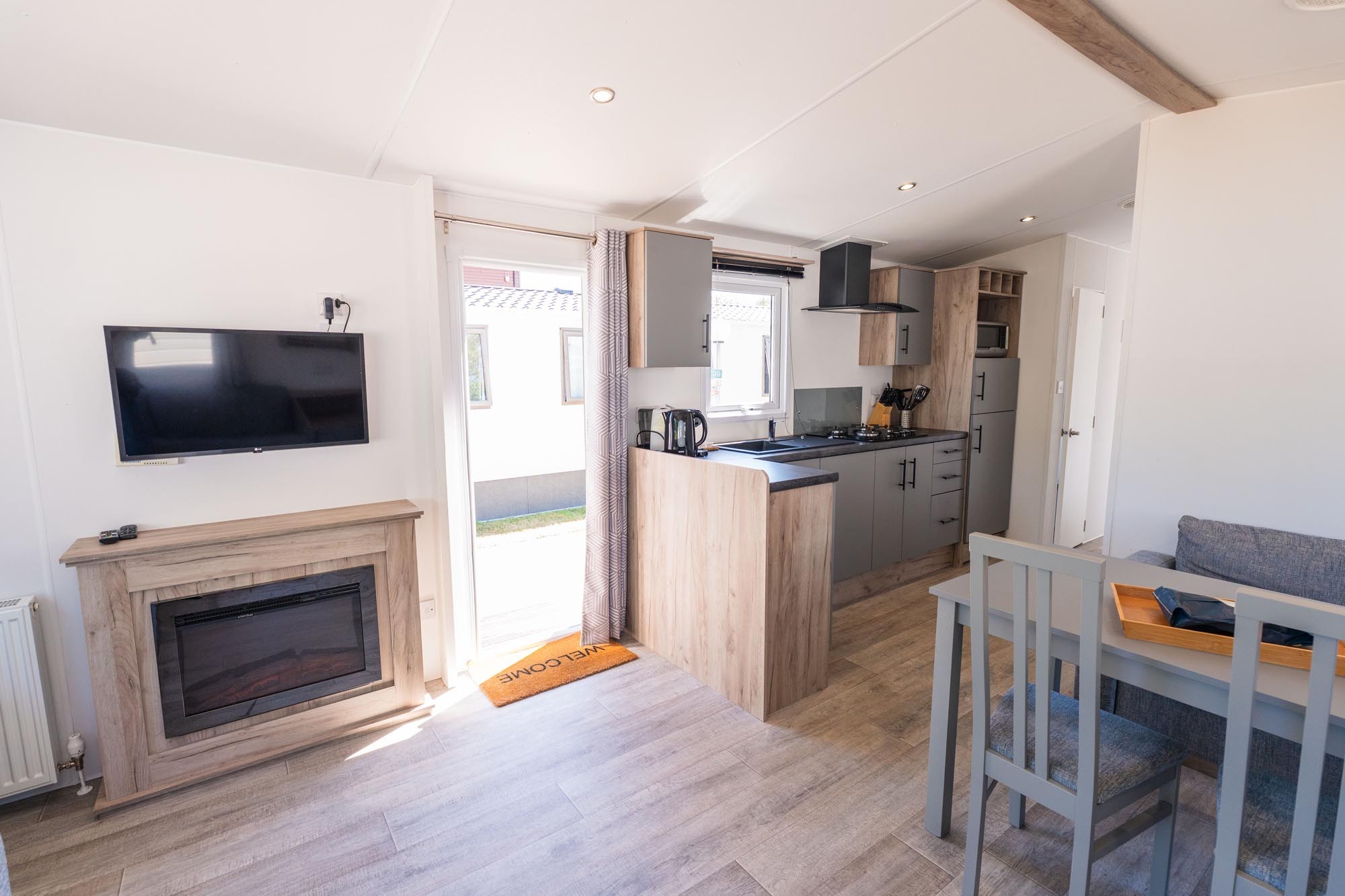 Interieur van chalet Superieur de Luxe in Limburg