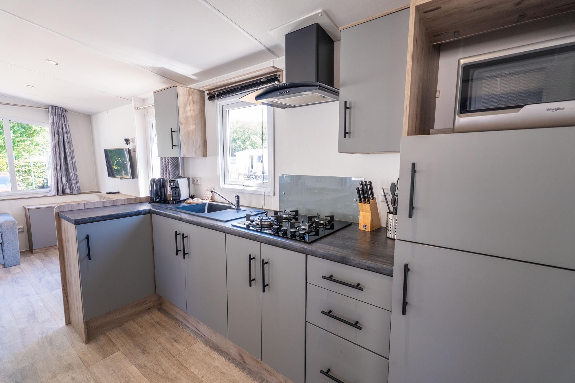 Keuken en interieur van chalet Superieur de Luxe